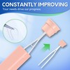 BOOMJOY Toilet Brush and Holder Set, Silicone Toilet Bowl Cleaner