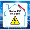 Solar PV System Installation Warning Label Set - A4 Sheet