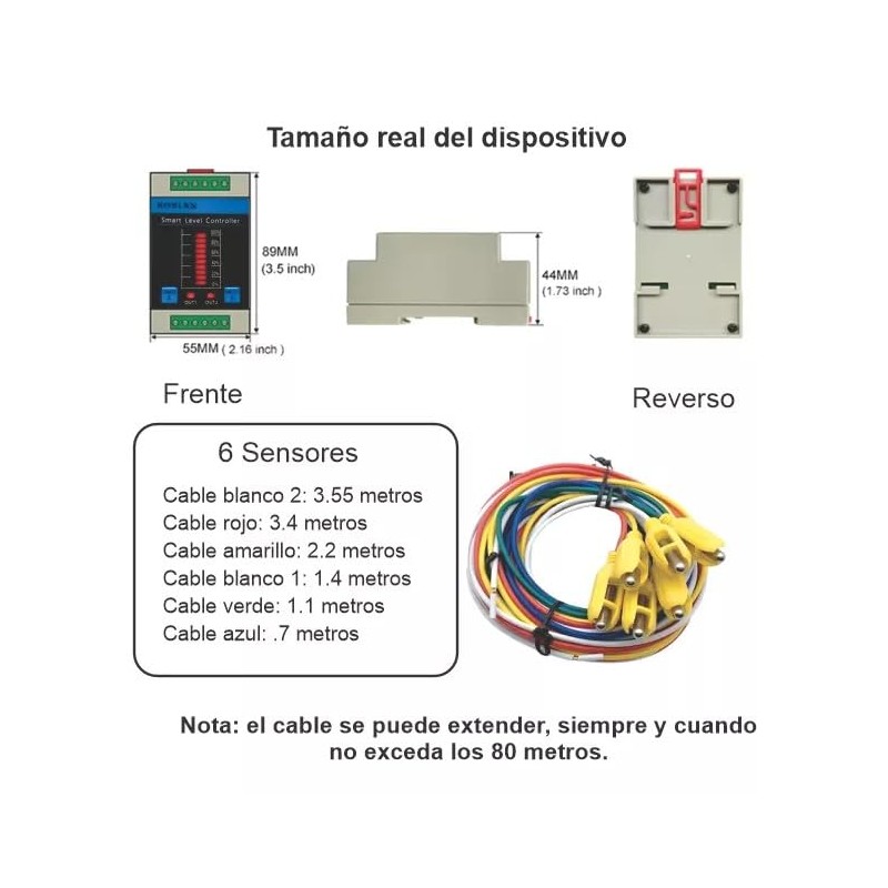 Genérico Tuya Smart Home - Sensor de Nivel de Agua