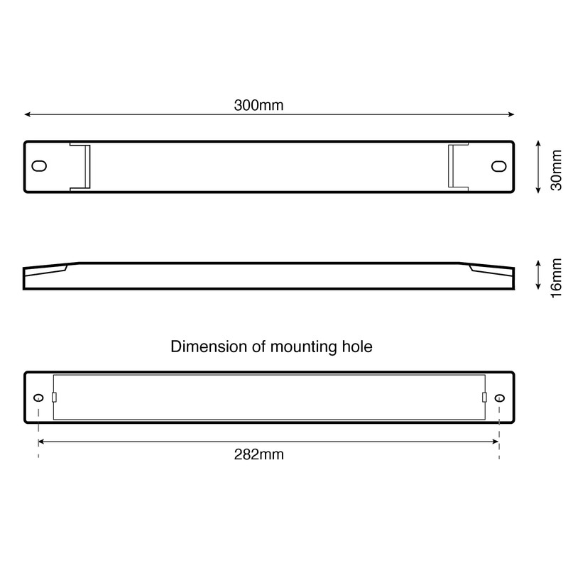 HuaTec LED Trafo 24V 60W Ultra Slim Flach Flickerfree für