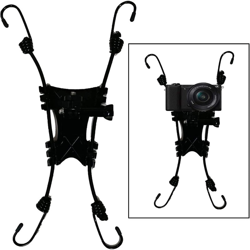 3-in-1 Universal Action Camera Chain Fence Installation, Suitable for Action