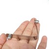 TAODAN 8PCS Stainless Steel Double Pin Spring Button Clip Push