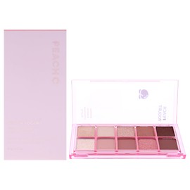 Peach C [K Beauty] Paleta de Sombra de Ojos de Mezcla Estacional | 10 Tonos Rosa Melocotón de Brillo, Brillo y Sombra de Ojos Mate Maquillaje (Melocot