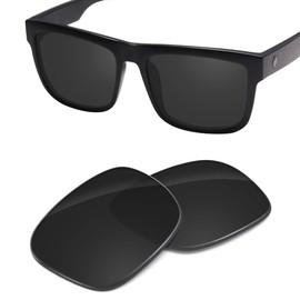 Tintart Performance Replacement Lenses Compatible with Spy Optic Discord Polycarbonate Polarized Etched-Carbon Black