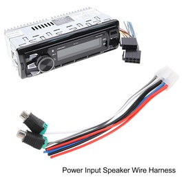 Keenso 10 Pin Power Input Speaker Wire Harness, Dual TBX10A Wire Harness with Connector, Enhance Sound Quality for DIY Speaker Upgrades