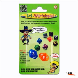 1x1 dice game: The 1x1 dice game makes exhausting cramming and querying a fun game