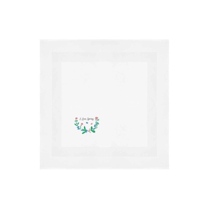 'I Love Spring' Cotton Napkin/Dinner Cloth (NK00042197)
