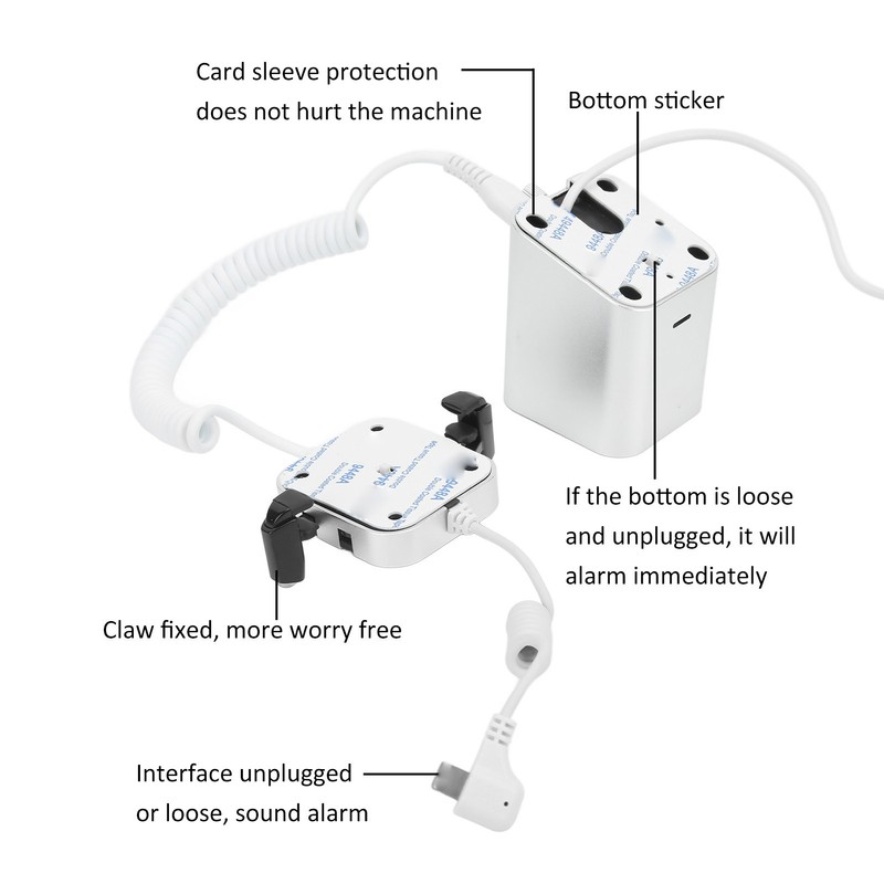 Phone Antitheft Display Stand Charging Function Nonslip Loud Sound Burglar