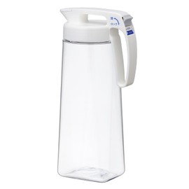 Iwasaki Industries K-1286 W Lastroware Cold Water Bottle, 71 fl oz (2.1 L), Seamless Pitcher, Can Be Used With Boiling Water, Made in Japan, Barley Tea, Barley Tea Bottle, Tea, Cold Brew Coffee, Cold