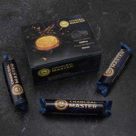 Quick Light Charcoal Tablets for Incense – 33mm Capsules – Charcoal Disk Lights – Instant Fire Coal Tablets – Set of 100 Charcoal Disks per Box