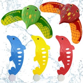 DOKRIN Diving Rings & Toys, Pack of 2 Devil Fish Swimming Pool Toy, Water Toy Children, Diving Toy, Water Toy for Swimming Pool, 3 Pieces Diving Fish Dolphin Buoy