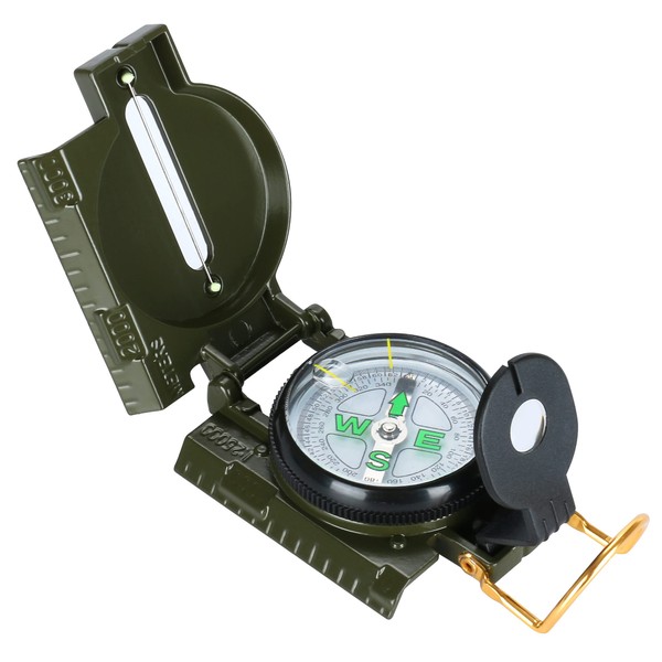 Grenhaven professional military compass navigation hiking compass camouflage color