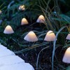 Mini Mushroom Solar Lights 8 Modes LED Waterproof String Pathway