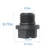 SPX1700FG Pool Pump Pipe Plug with Gasket Replacements Fits for