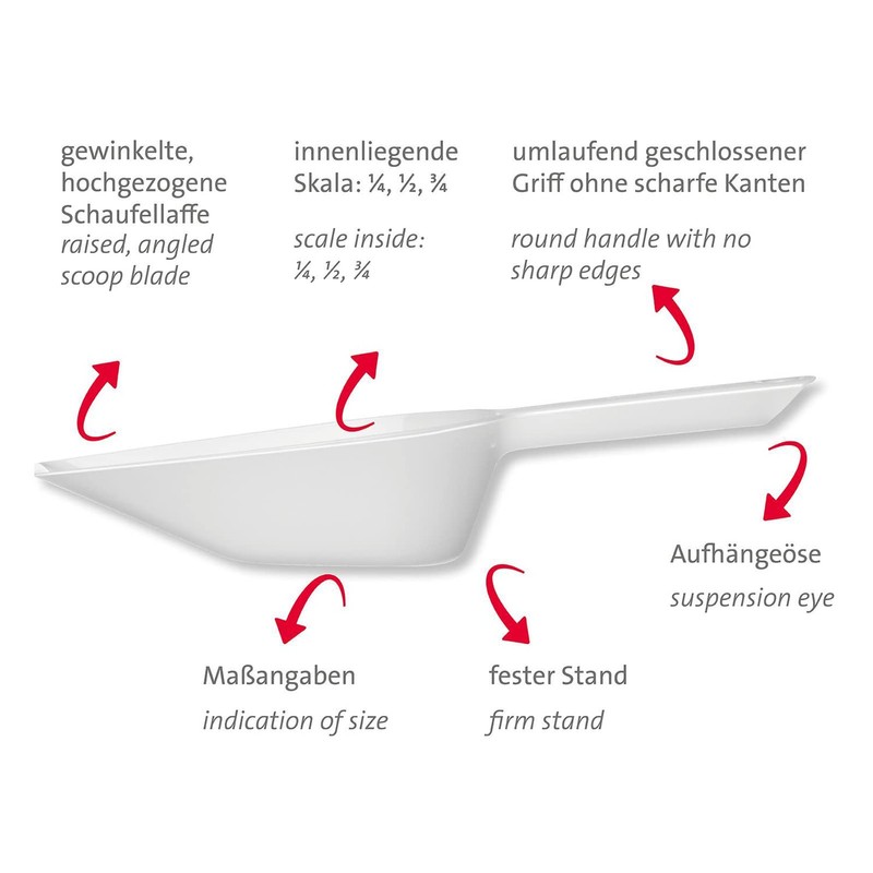 Westmark Baking / Weighing / Filling Scoops, Pack of 12,