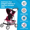 Kinderplay Baby Doll Stroller | Baby Stroller Toy | Umbrella