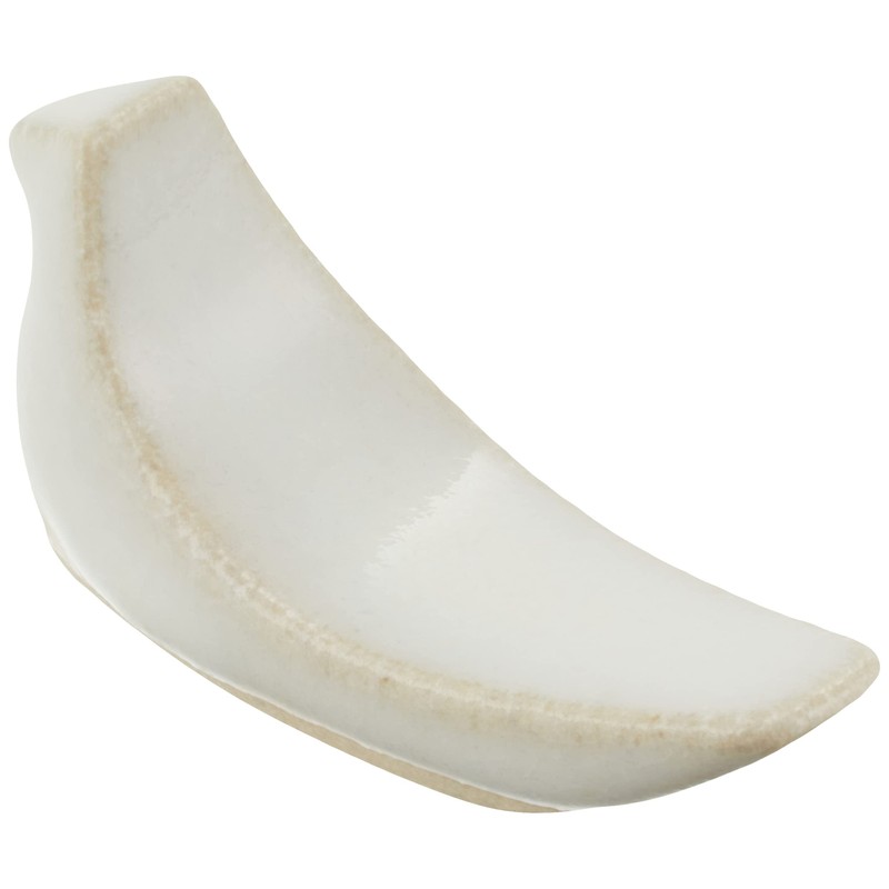 Mashiko Ware SH-4 Tori Chopsticks Rest, Bran White Glaze