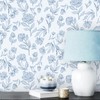 HeloHo Peel and Stick Wallpaper Blue and White Contact Paper