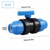 SWAWIS Ball Valve for PE Pipe Plastic Ball Valve PP