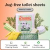 Freddie Toilet Cleaner Sheets - Fresh Pines Scent - Plastic