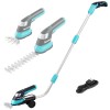 DURATECH 3-in-1 Handheld Electric Grass Trimmer & Hedge Shears for