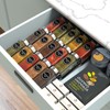 Bomclap Spice Rack 2PCS, Wood Material, 12.5x9.4 inches, Black, for