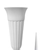 Baoblaze 2 Pieces Grave Vase with Ground Spike and Base,