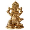 GURU JEE Brass Idol for Puja Room Decoration Lord Ganesha