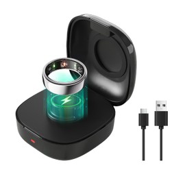 KONAFEI Charging Case Compatible with Oura Ring Gen3 Charger, Small Portable Travel Charging Box, Portable Wireless Charger for Oura Ring 3 Heritage/Horizon (Size 8)