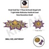 Krisah SMALL SIZE 11 Pieces Set Acrylic Rangoli with T