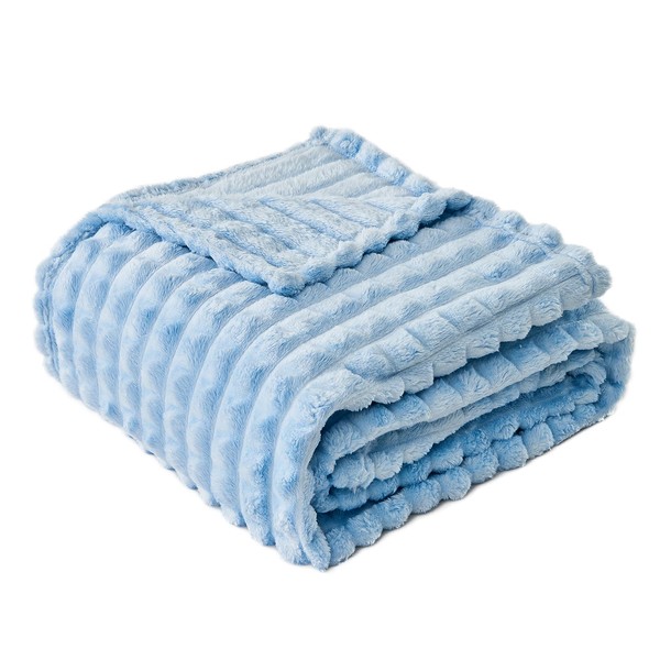 FY FIBER HOUSE Bed Blanket for Couch Soft Warm Fuzzy
