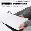 400 Horseshoe Tile Spacers, 1/4-Inch U-Shaped Plastic Spacers for Tile