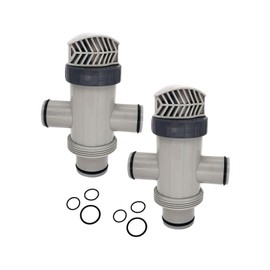 11872 Dual Split Hose Plunger Valve Hose Connector Replacement Valve Part Compatible with Above Ground Pool and Electric Manual Pool Pump (2 11872 Valve)