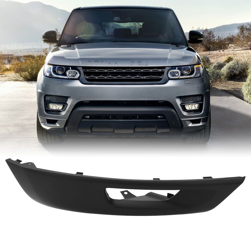 Front Bumper Side Insert Cover Trim Scratch Resistant Shockproof Black
