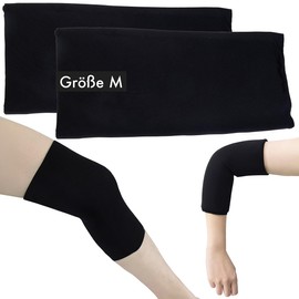 newgen medicals Bandagen Gel: 2er-Set Gelpacks zur Warm- & Kaltanwendung an Knie & Ellbogen, Größe M (Gelenkbandagen Gel, Kühlpads, Pflaster)
