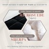 Elegant Comfort Super Soft Sherpa Comforter 3-Piece Set Premium Quality,