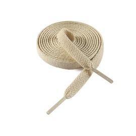 VSUDO 32" Flat Beige Shoe Laces for Sneakers, Cream Shoelaces for Sneakers, Replacements Cordones para Tenis de Niño (1 Pair-Beige-80CM)