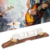 Archtop Guitar Bridge Rosewood Height Adjustable Guitar Bridge Replacement with