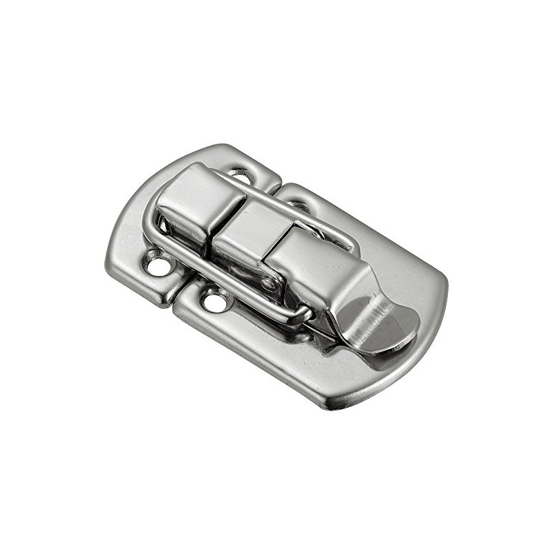 TRUSCO(トラスコ) パッチン錠 横ズレ防止タイプ・スチール製 (4個入) P-48