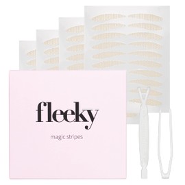 Fleeky Slip-On Eyelids Stripes Magic - Invisible Eyelids Stripes for Lifting without Surgery, Eyelid Tape, Double Slip Lid Sticker for Lamination (XL)