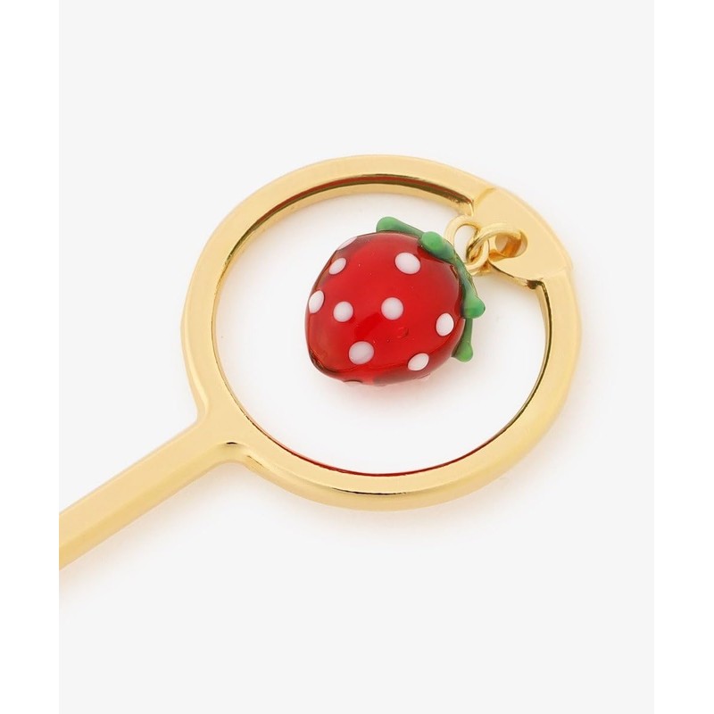 Afternoon Tea Living HP84 Dessert Spoon, Strawberry Charm Spoon, Gold
