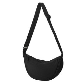 Ailiyumo Shoulder Bag, Crescent Shape, Small, Nylon Bag, Women's, Lightweight, Crossbody Bag, Stylish, Waterproof, Small Compartment, Practical, Durable, With Pockets, Soft, Unisex, Everyday Use