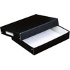 King Jim Tool Box Desk Tray BF A4 Black 4008BF
