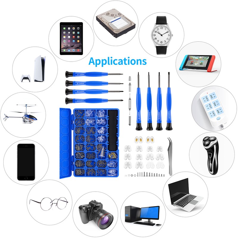 Upgrade Version Magnetic Eye Glass Repairing Kit, Eyeglass Repair Tool