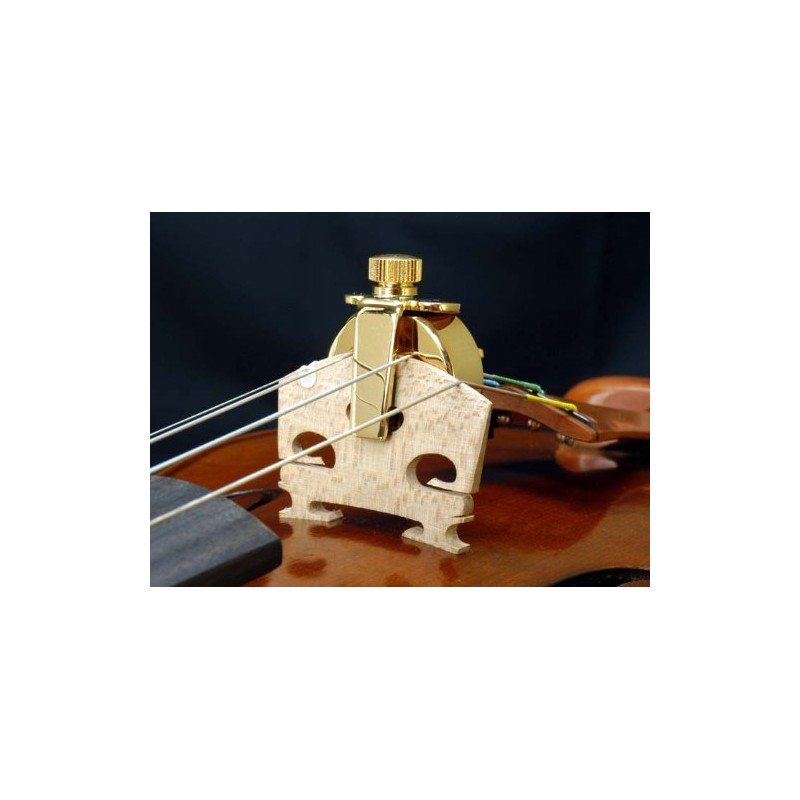 My Mute バイオリン用消音器 高級金メッキ仕上げ 重量約65g MM-V