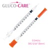 GLUCO-CARE 0.5 ml/cc Syringes 30G x 5/16’’ (8mm), 100/box