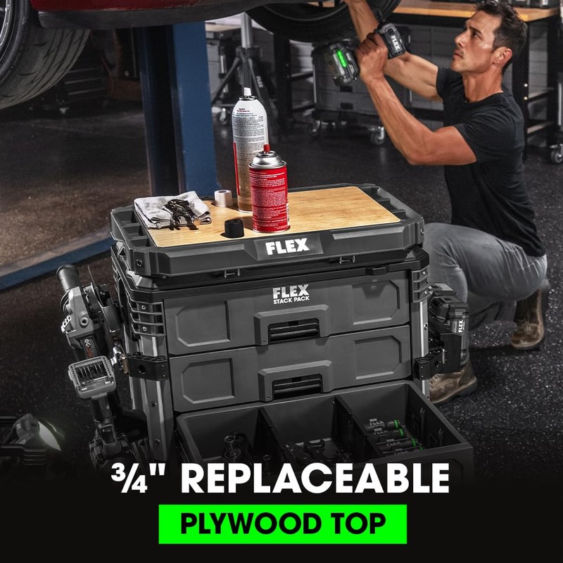 FLEX STACK PACK Storage System Worktop - FS1401