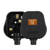 HUAREW 2 x 13A Fused Mains Plug with Cable Handle