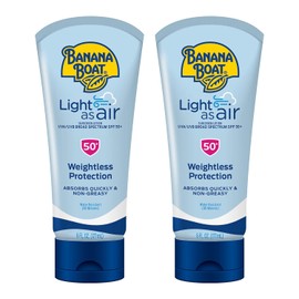 Banana Boat Protector Solar Light As Air, Loción de Amplio Espectro, SPF 50, 6oz. - 2 Unidades
