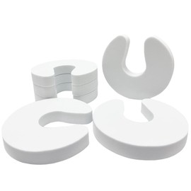 6 Pack Door Finger Guards, Foam Child Door Pinch Guard Door Stopper Baby Safety Finger Protectors White Color